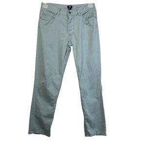 H&M Slim Fit Light Blue Chinos Pants‎ Womens Size 29 32x28 Cotton Blend Work
